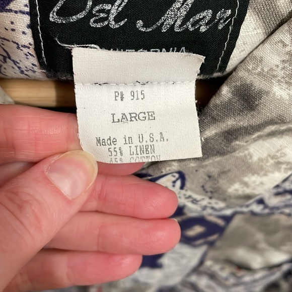 Del Mar California Short Sleeve Button Down Shirt - Picture 6 of 10